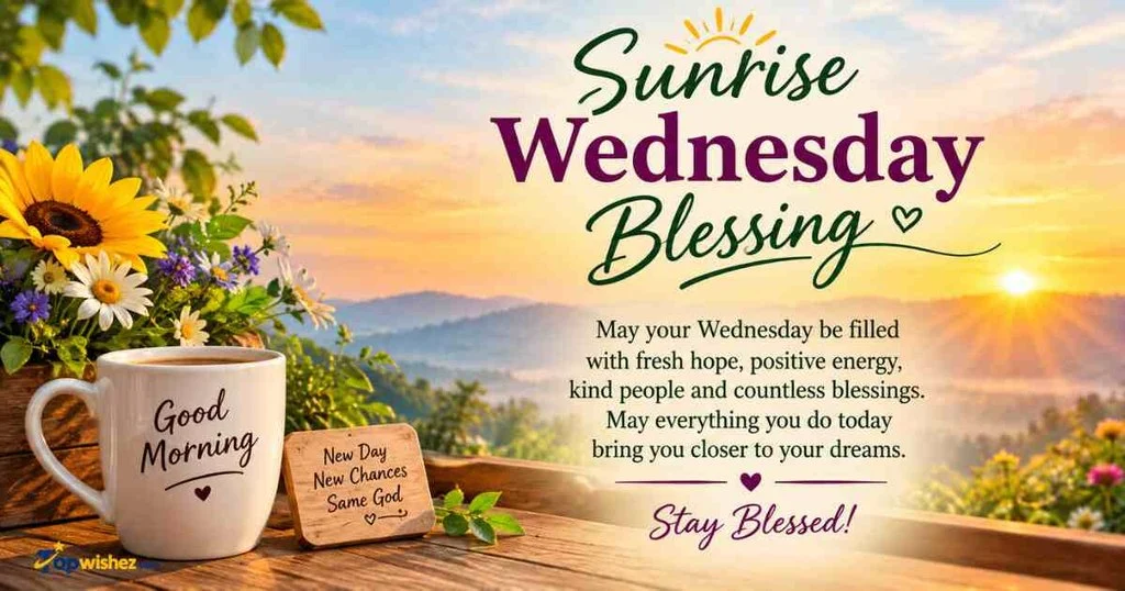 Sunrise Wednesday Blessing